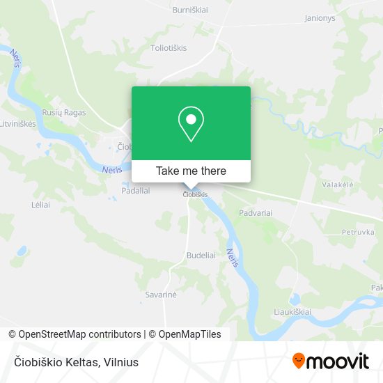 Карта Čiobiškio Keltas