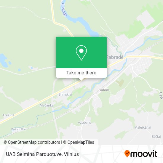 Карта UAB Selmina Parduotuve