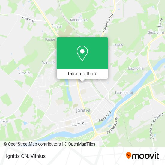 Карта Ignitis ON