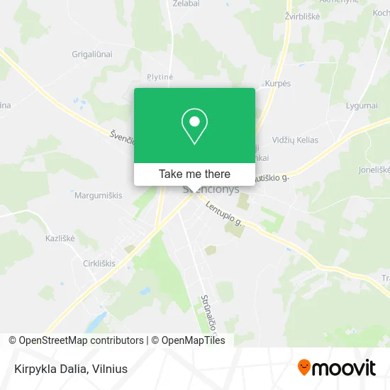 Карта Kirpykla Dalia
