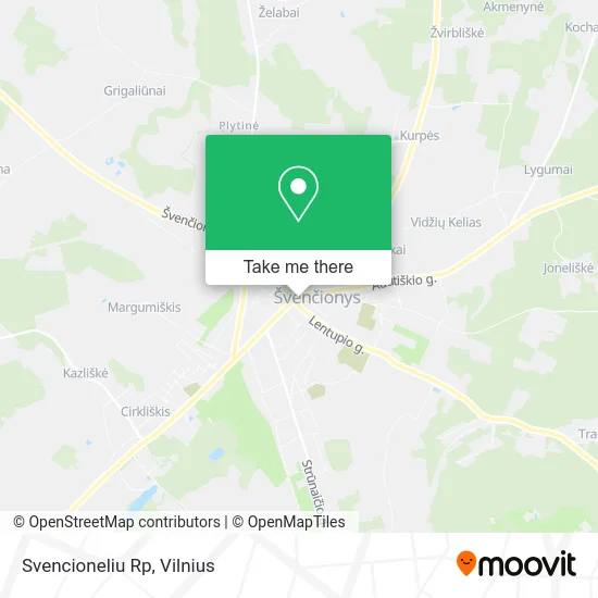 Карта Svencioneliu Rp