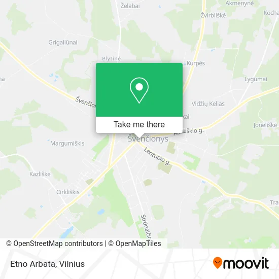 Карта Etno Arbata