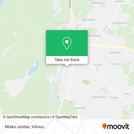 Карта Miško uostas
