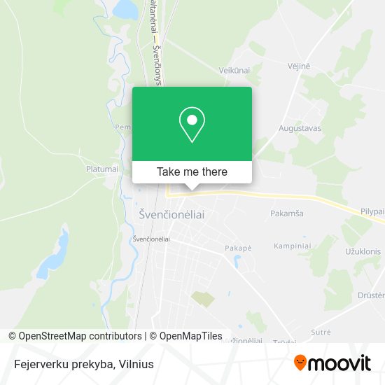 Карта Fejerverku prekyba