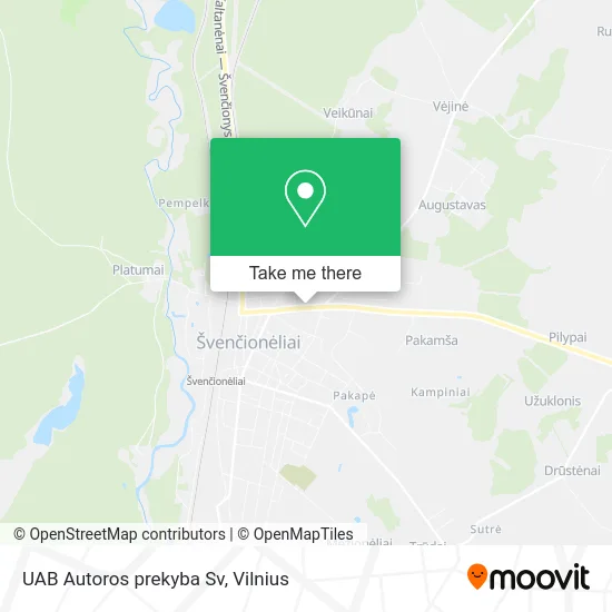 Карта UAB Autoros prekyba Sv