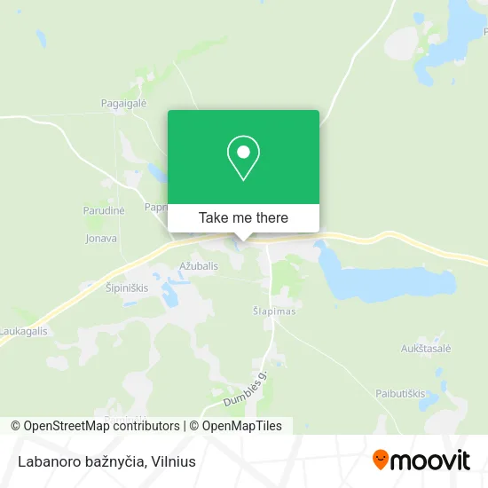 Карта Labanoro bažnyčia