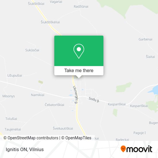 Карта Ignitis ON