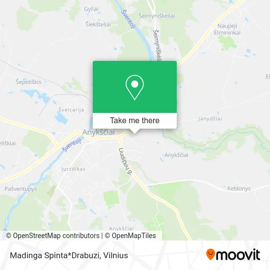 Карта Madinga Spinta*Drabuzi