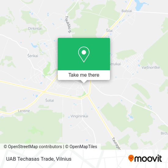Карта UAB Techasas Trade