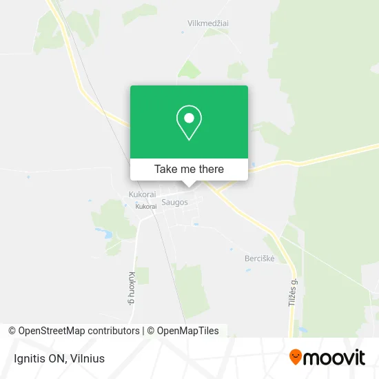 Ignitis ON map