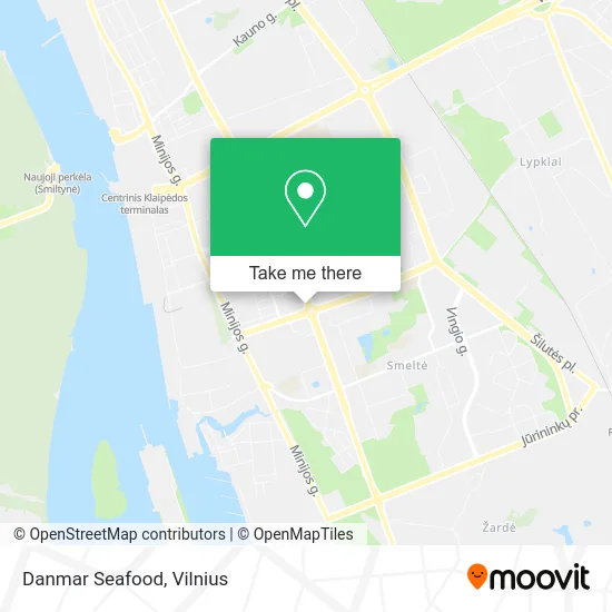 Карта Danmar Seafood