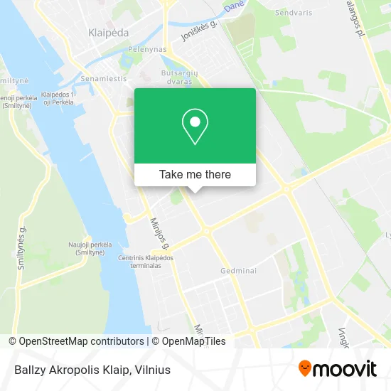 Карта Ballzy Akropolis Klaip