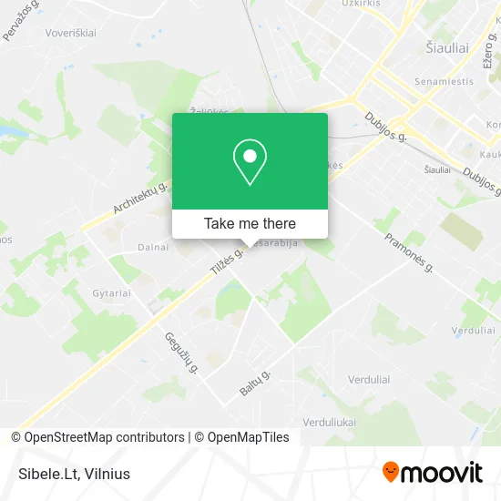 Карта Sibele.Lt