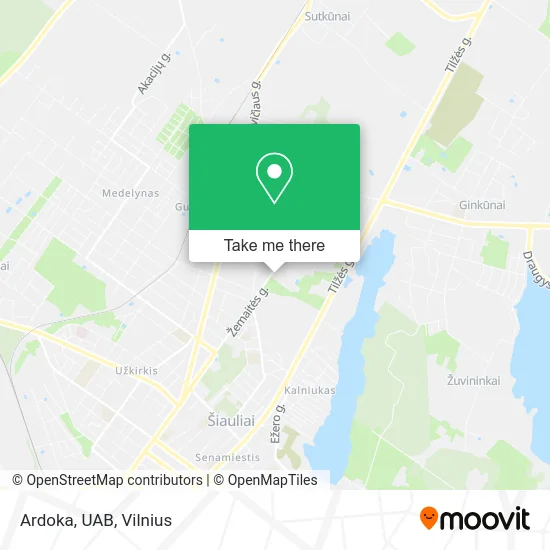 Карта Ardoka, UAB