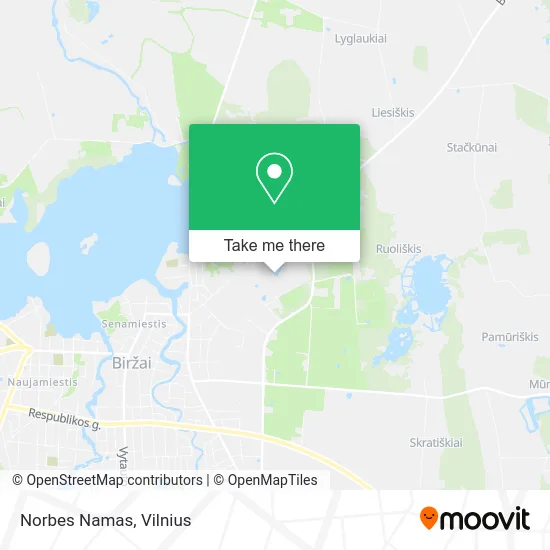 Карта Norbes Namas