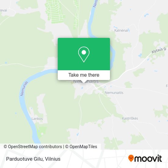 Карта Parduotuve Gilu
