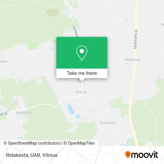 Карта Ridakesta, UAB