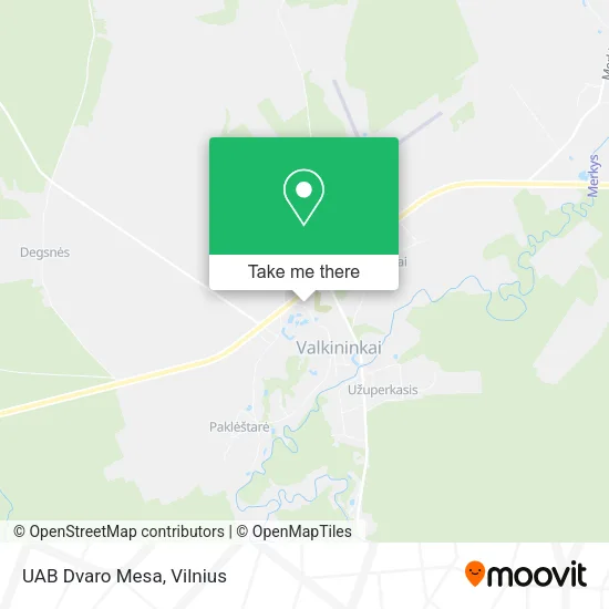 Карта UAB Dvaro Mesa
