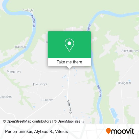 Карта Panemuninkai, Alytaus R.