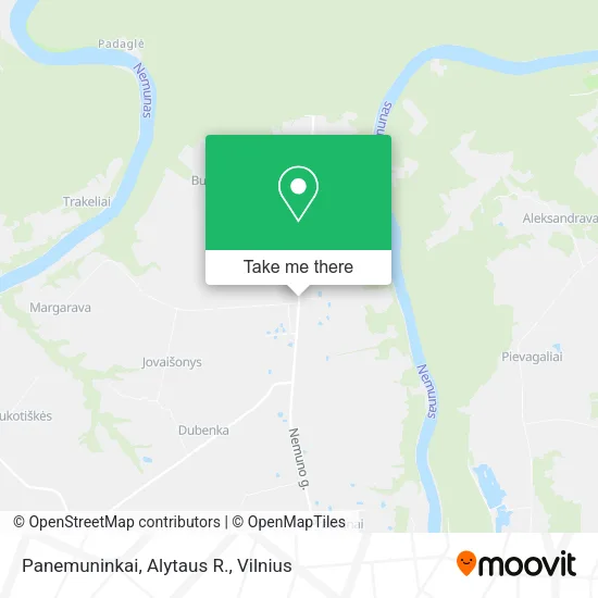 Карта Panemuninkai, Alytaus R.