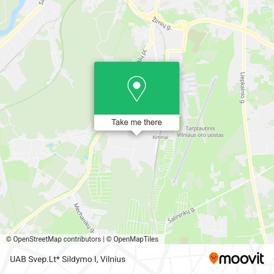 Карта UAB Svep.Lt* Sildymo I