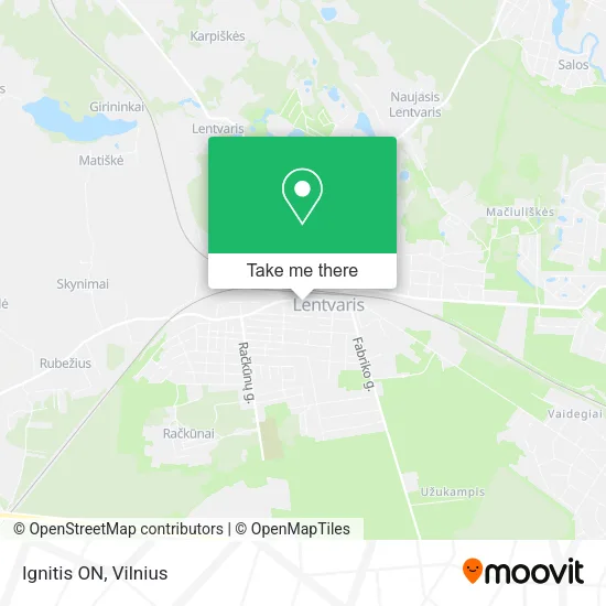 Карта Ignitis ON