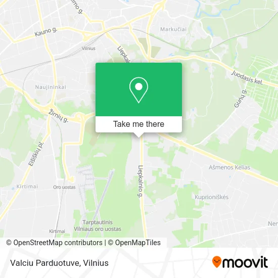 Valciu Parduotuve map
