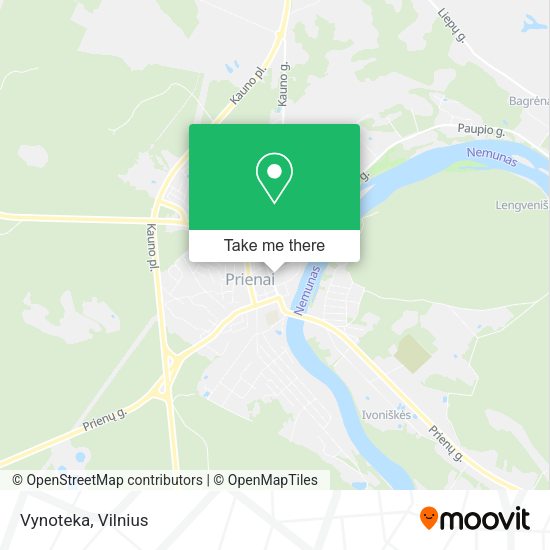 Карта Vynoteka