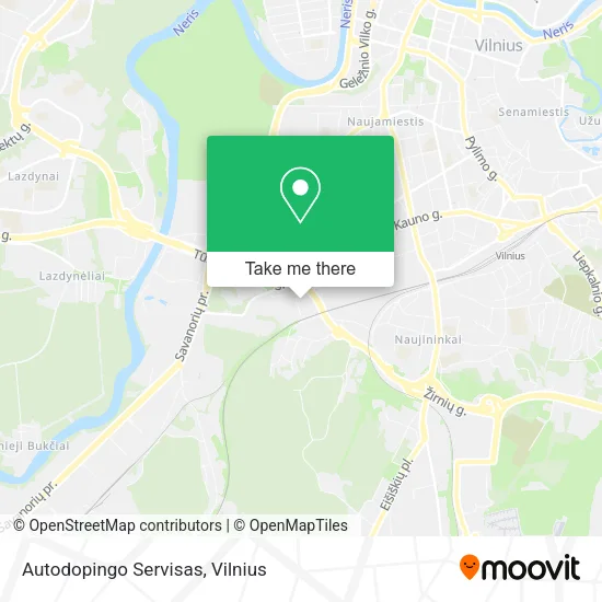 Карта Autodopingo Servisas