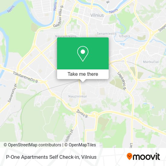 Карта P-One Apartments Self Check-in