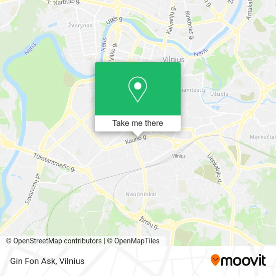 Карта Gin Fon Ask
