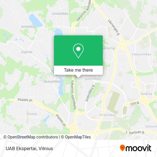 Карта UAB Ekspertai