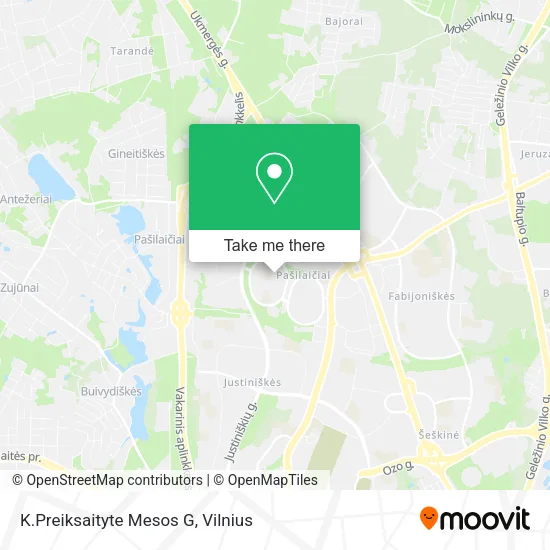 Карта K.Preiksaityte Mesos G