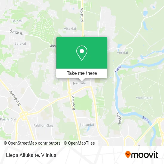 Карта Liepa Aliukaite