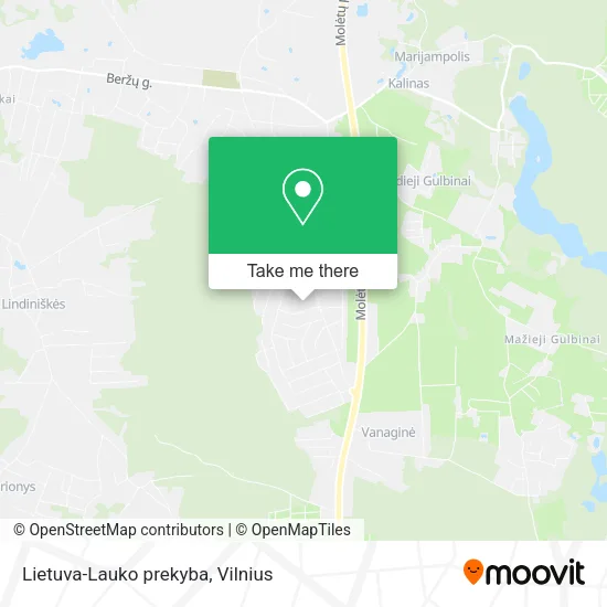 Карта Lietuva-Lauko prekyba