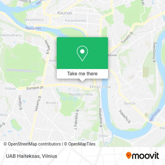 Карта UAB Haiteksas