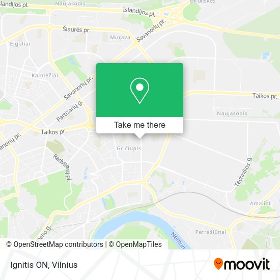 Карта Ignitis ON