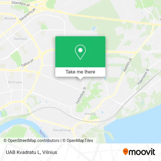 Карта UAB Kvadratu L
