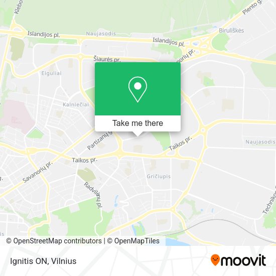 Карта Ignitis ON