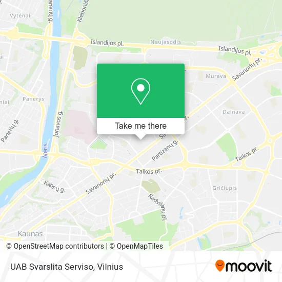 Карта UAB Svarslita Serviso