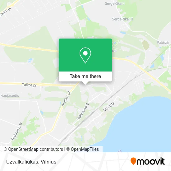 Карта Uzvalkaliukas