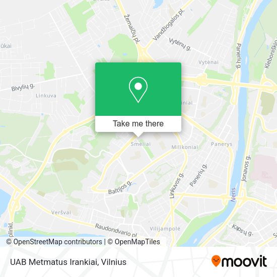 Карта UAB Metmatus Irankiai