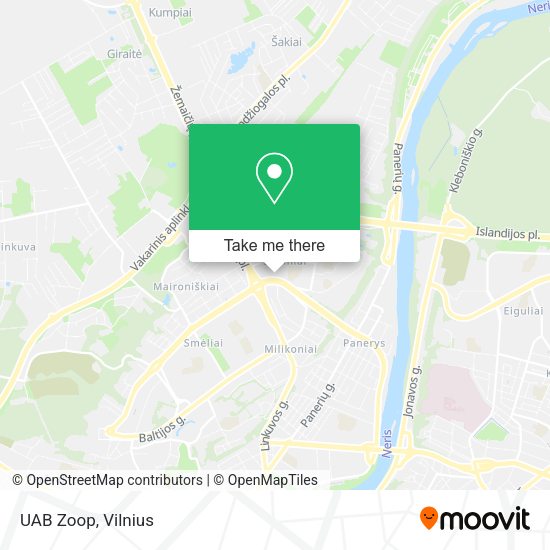 Карта UAB Zoop