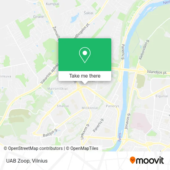 Карта UAB Zoop