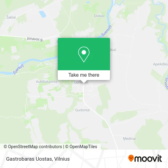 Карта Gastrobaras Uostas