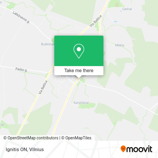 Карта Ignitis ON