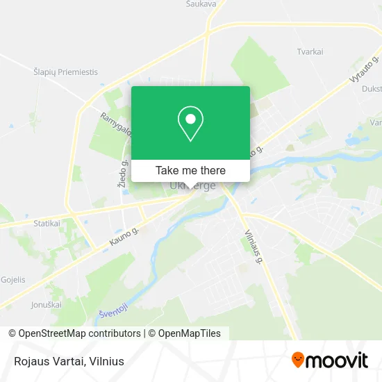 Карта Rojaus Vartai