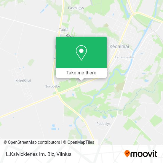 Карта L.Ksivickienes Im. Biz