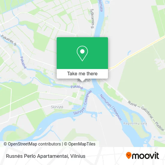 Карта Rusnės Perlo Apartamentai