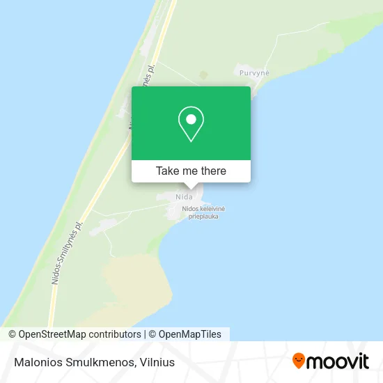 Карта Malonios Smulkmenos